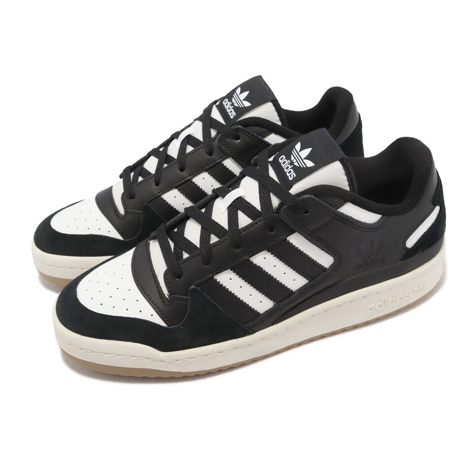 adidas Forum Low Black White Gum - ID6857 รองเท้าผู้ชาย | Shopee Thailand