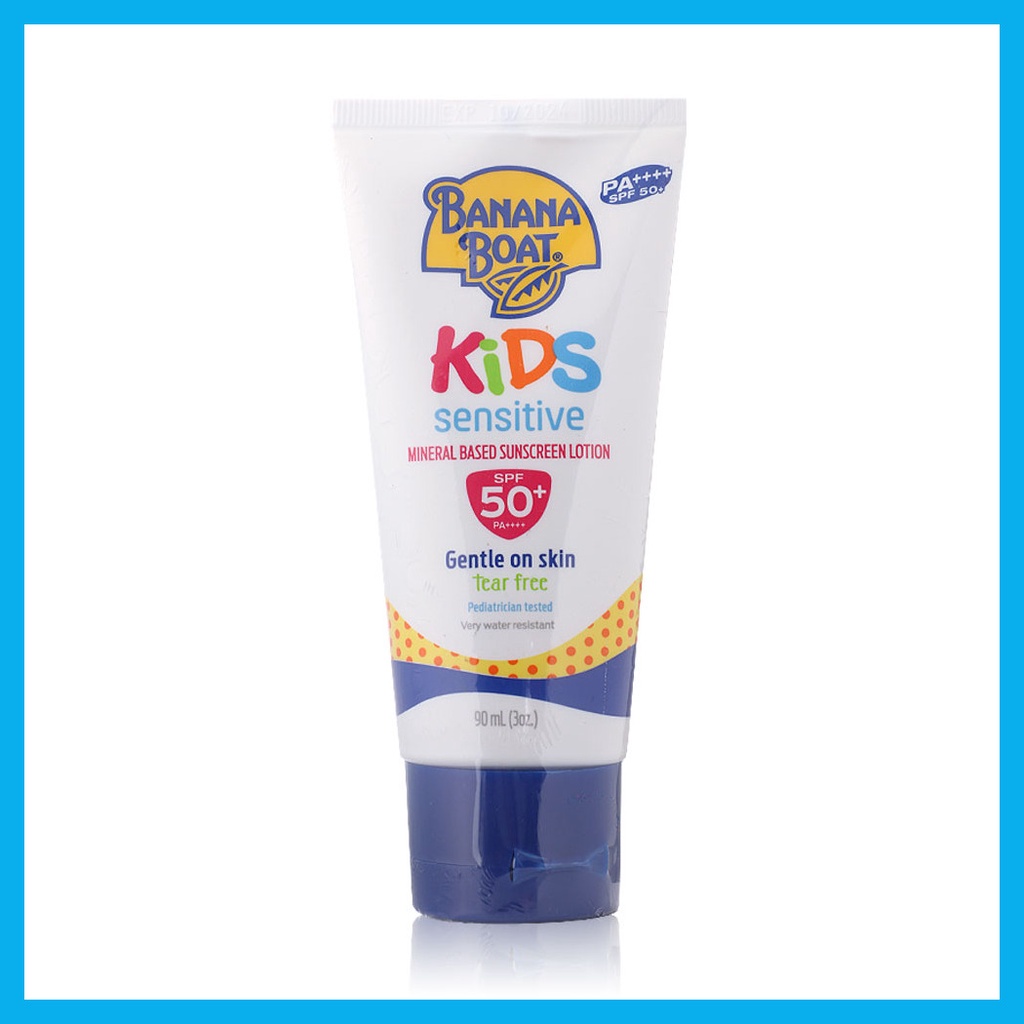 banana-boat-kids-sensitive-mineral-based-sunscreen-lotion-spf50-pa-90ml-บานาน่าโบ๊ท-โลชั่นกันแดดสำหรับเด็ก