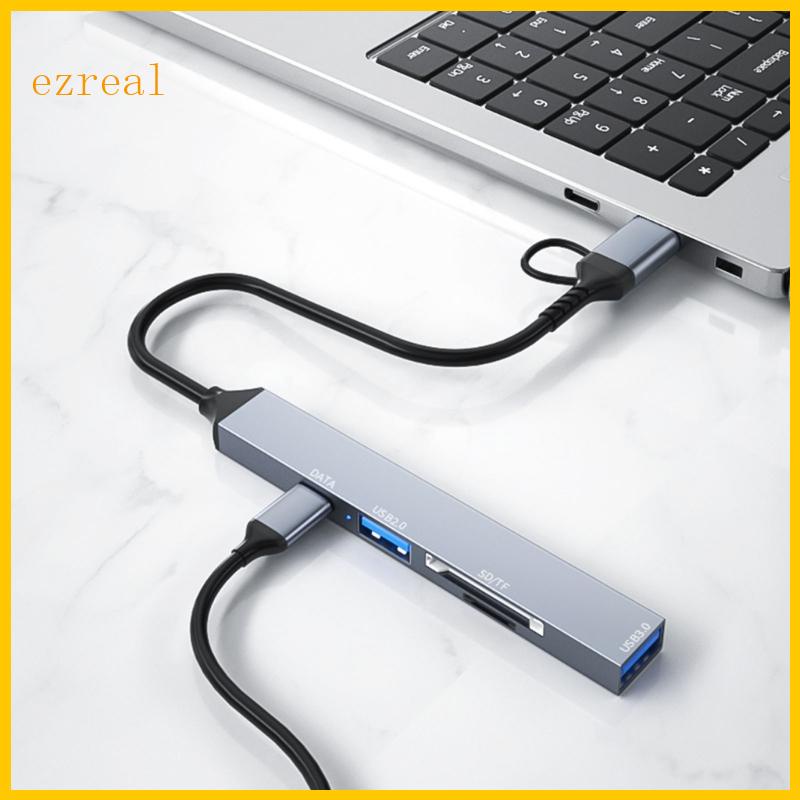 ez-ฮับ-usb-c-พร้อมเครื่องอ่านการ์ด-ถ่ายโอนไฟล์ง่าย-สําหรับสํานักงาน-และโรงเรียน