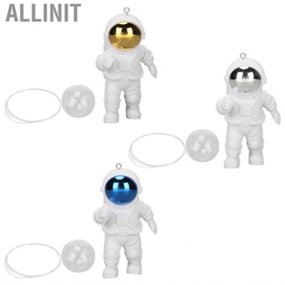 Allinit Floating Astronaut Cute Eco Friendly Adjustable Position PVC Fish Tank Ornaments with Ball and Rope NEW