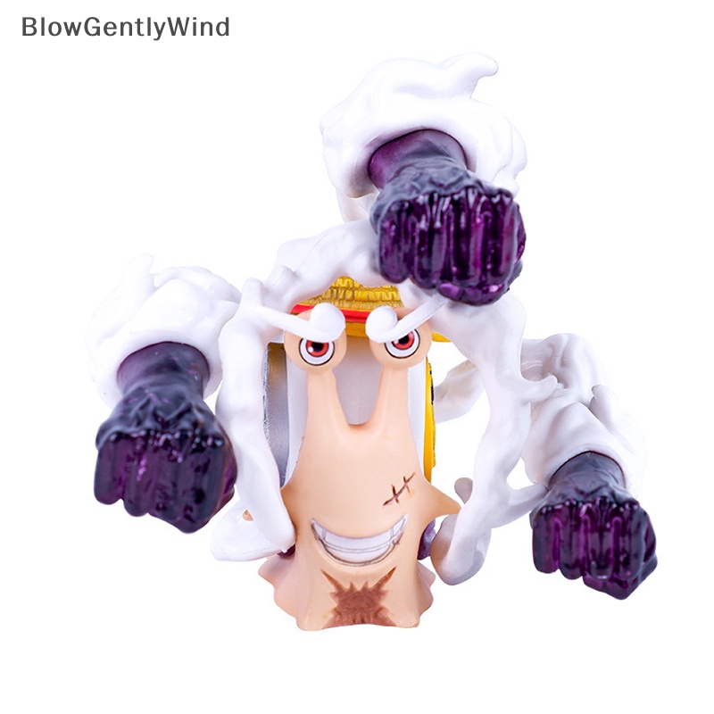 blowgentlywind-โมเดลฟิกเกอร์-pvc-รูปปั้นอนิเมะวันพีช-den-den-mushi-sun-god-nika-luffy-gear-ของขวัญ-ของเล่นสําหรับเด็ก