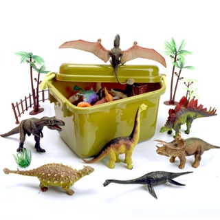 ชุดของเล่นโมเดลไดโนเสาร์ ไทแรนโนซอรัสจําลอง พลาสติก ขนาดใหญ่ สําหรับเด็กผู้ชาย และเด็กผู้หญิง 3-6 DJT6 6 ชิ้น