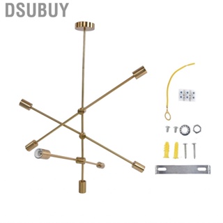 Dsubuy Pendant Light 6 Lights Geometric Firm Highly Durable Hanging Fixtures US