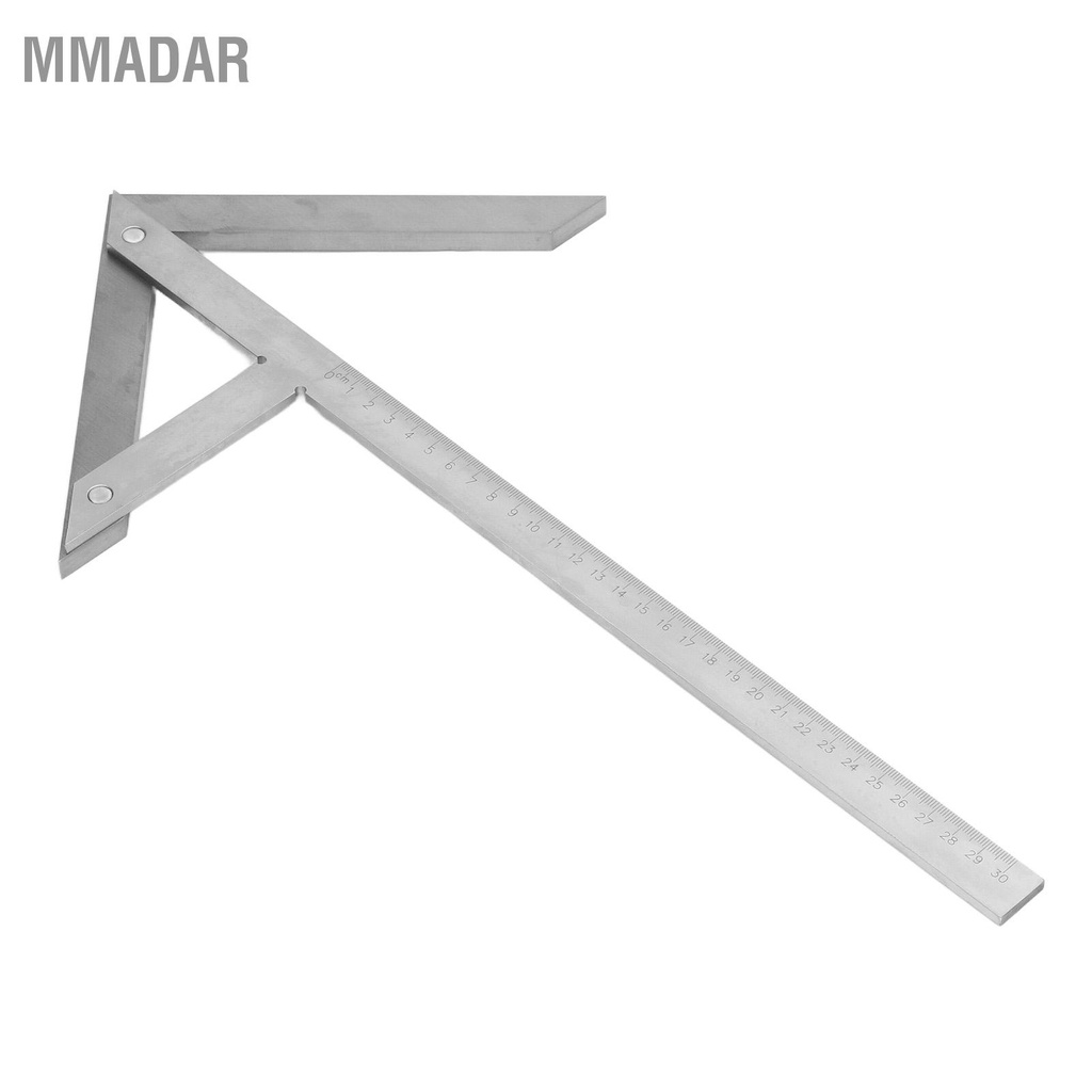 mmadar-ไม้โปรแทรกเตอร์มุมกลาง-centering-square-gauge-เหล็กคาร์บอนเครื่องวัดมุม-45-90-มุม-finder-300x180-มม