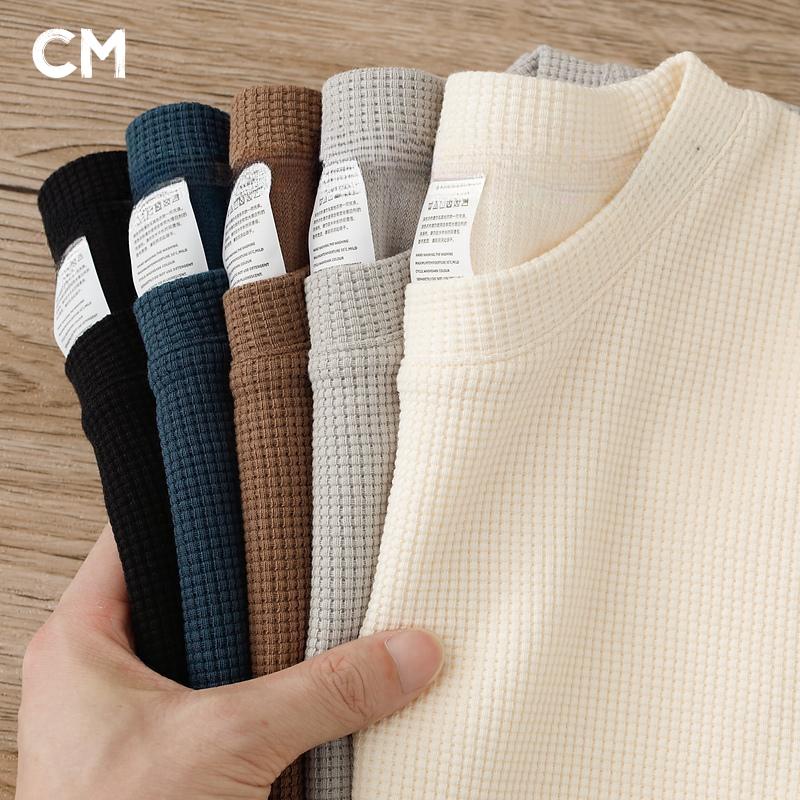 CLIFF -COD✅เสื้อยืดแขนสั้นลําลอง คอกลม สีพื้น แฟชั่นยอดนิยม สไตล์เกาหลี สําหรับผู้ชาย