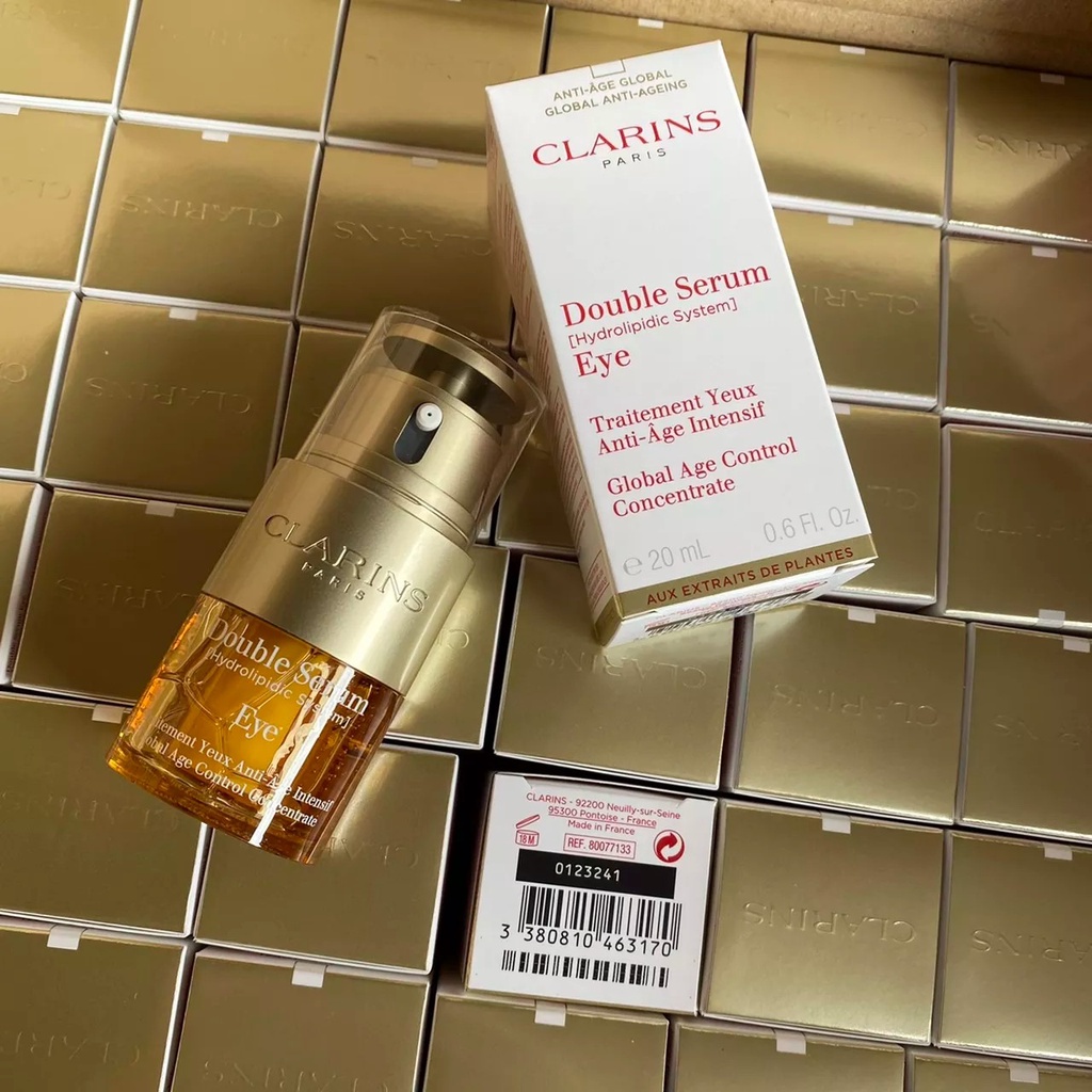 Clarins Double Serum Eye Global Age Control Concentrate 20ml Shopee