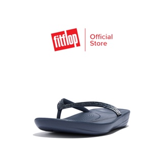 FITFLOP IQUSHION OMBRE SPARKLE รองเท้าแตะผู้หญิง รุ่น DG5-A83 สี TEAL BLUE