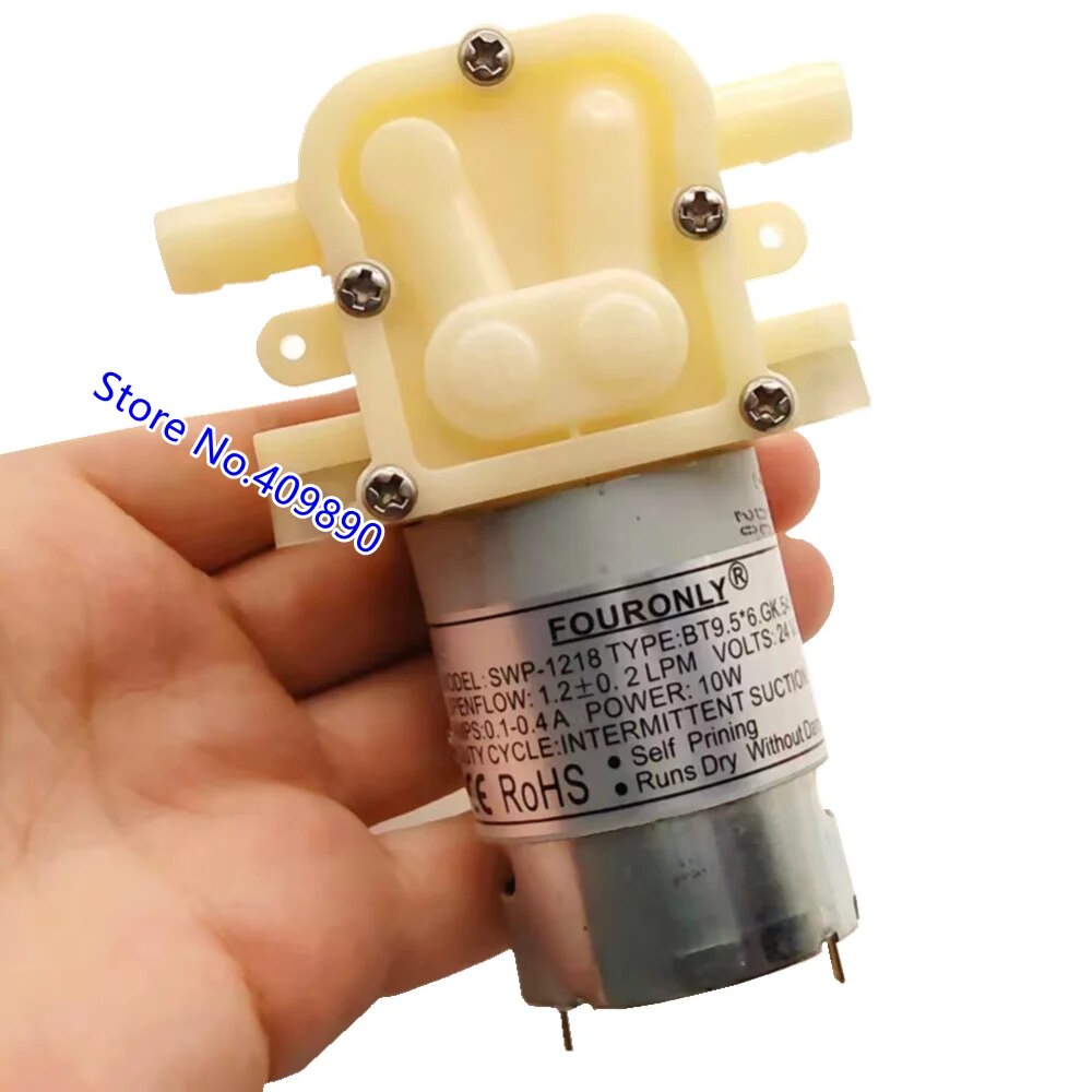545 Water Pump Diaphragm Pump DC 24V 10W 2L/min Water Purifier Self