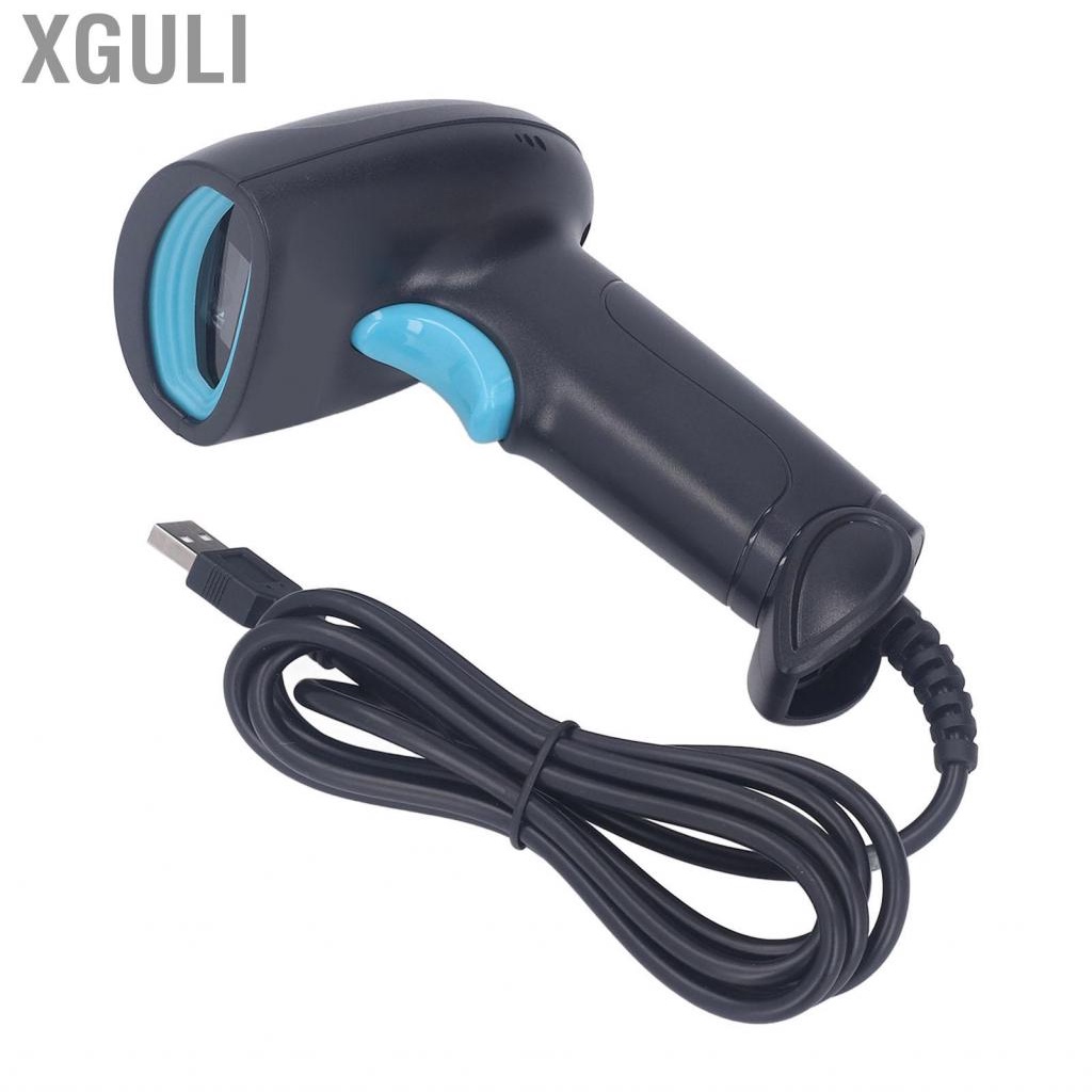 Xguli Barcode Scanner Quick Response Wired Comfortable Grip QR High ...