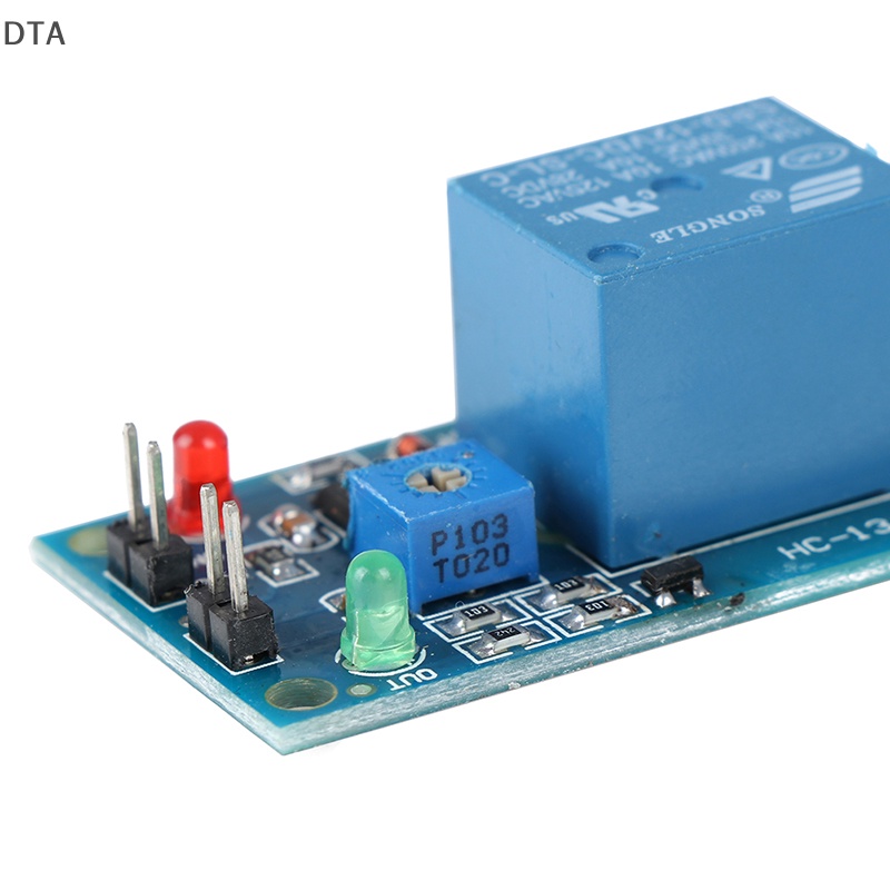 โมดูลเซนเซอร์ตรวจจับน้ําฝน-dta-โมดูลรีเลย์ควบคุม-dc-5v-12v-สําหรับ-arduino-dt