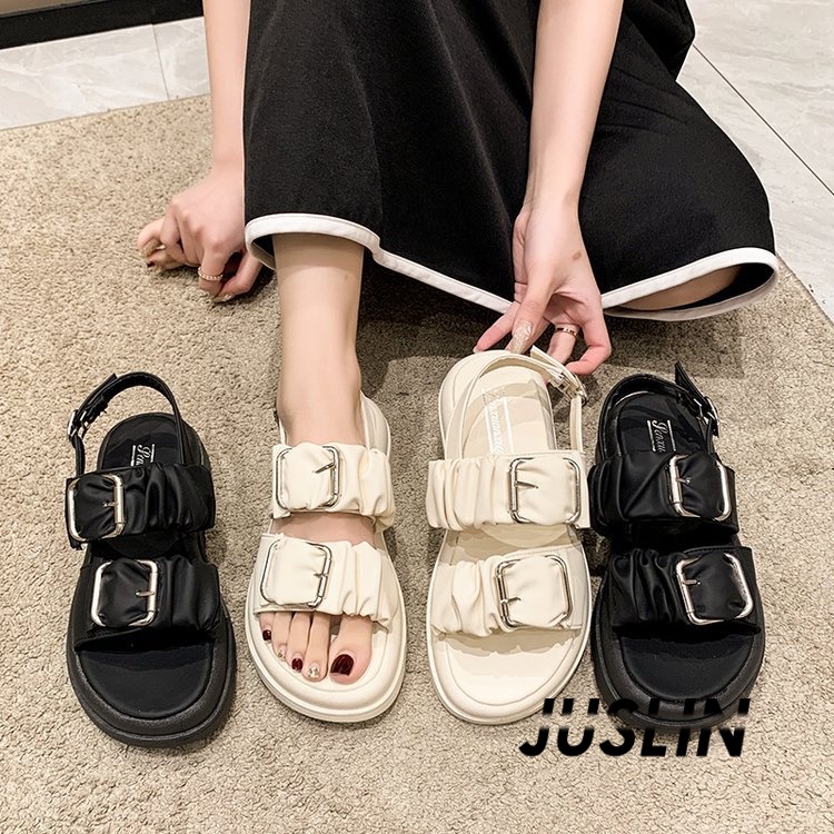 juslin-รองเท้าแตะผู้หญิง-ส้นแบน-ใส่สบาย-สไตล์เกาหลี-รองเท้าแฟชั่น-2023-ใหม่-รุ่นใหม่-สบาย-สวยงาม-ins-b98g1qt-37z230910