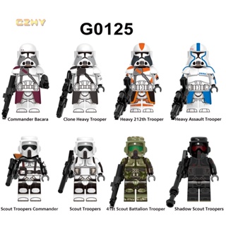 Space Wars Clone Heavy 212th Trooper 41st Shadow Scout Troopers Commander ของเล่นตัวต่อฟิกเกอร์ ขนาดเล็ก สําหรับเด็ก