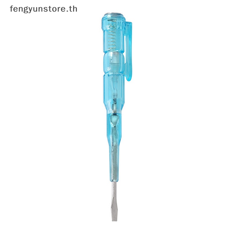 yunstore-ปากกาทดสอบแรงดันไฟฟ้า-ac-dc-100-500v-ไม่สัมผัส-โวลต์มิเตอร์-ไขควงไฟฟ้า