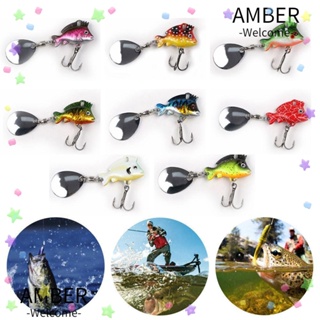 Amber เหยื่อตกปลาโลหะ แบบหมุนได้ 17 กรัม