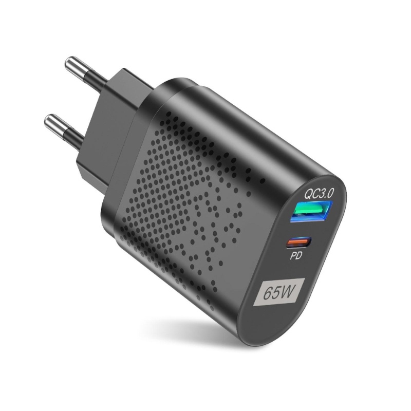 bang-us-eu-uk-kr-65w-gan-charger-สําหรับ-qc-3-0-usb-pd-wall-charger-type-c-usb-fast-charger-สําหรับแล็ปท็อปโทรศัพท์อะแดปเตอร์