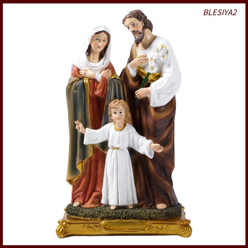 blesiya2-รูปปั้นเรซิ่นคาทอลิก-รูปครอบครัวศักดิ์สิทธิ์-joseph-mary-สําหรับตกแต่งบ้าน