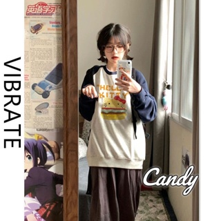 Candy Kids   เสื้อผ้าผู้ญิง แขนยาว แขนเสื้อยาว คลุมหญิง สไตล์เกาหลี แฟชั่น  คุณภาพสูง High quality สวยงาม ins  ทันสมัย พิเศษ สบาย Unique WWY239007P 39Z230926