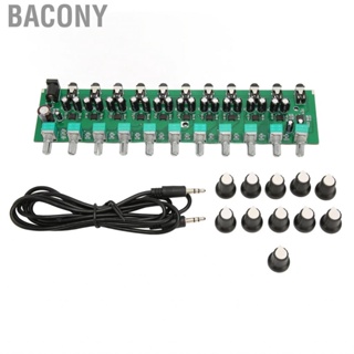 Bacony Stereo Headphone Amplifier Multifunction 10 Channels 1 Input Output Headp