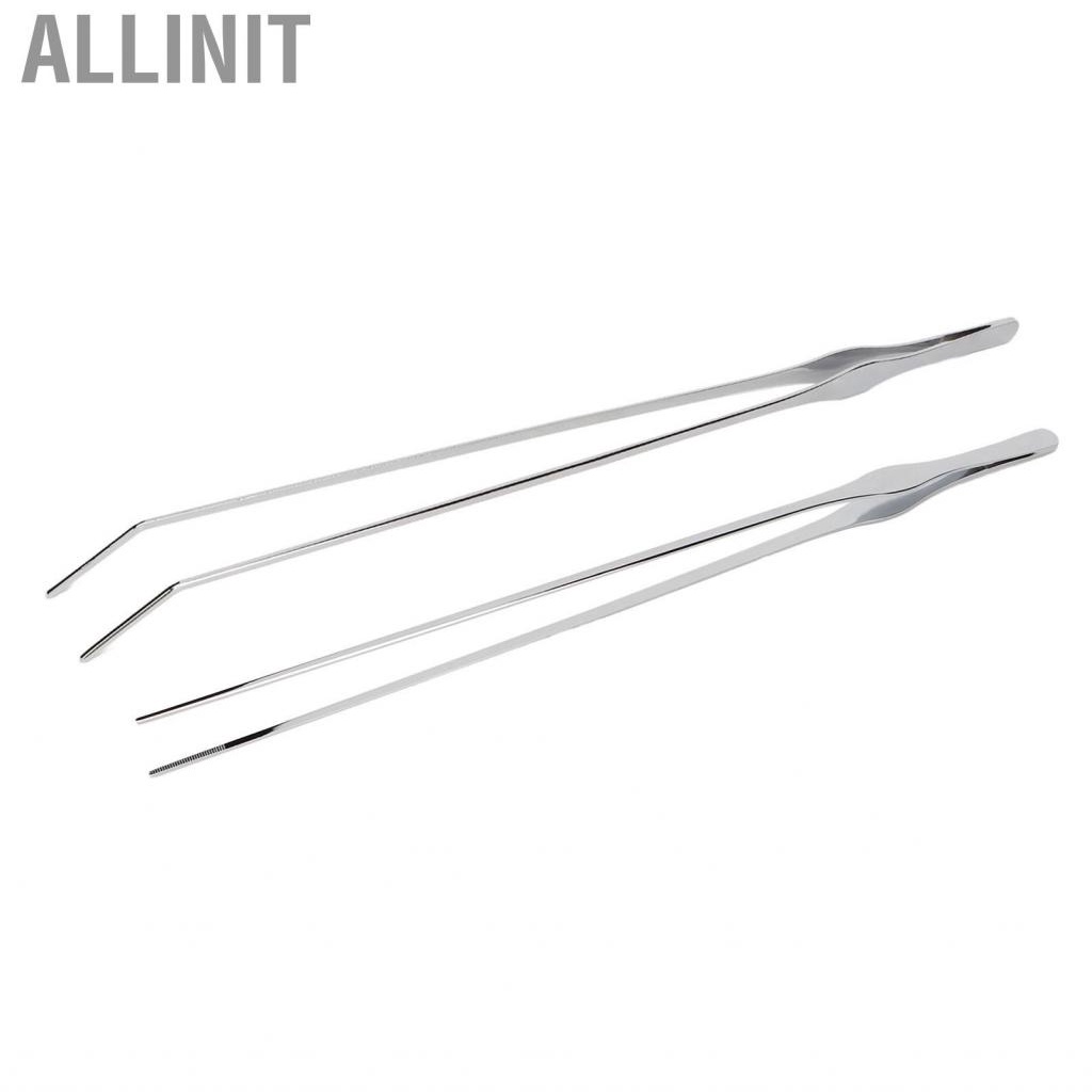 allinit-tweezers-professional-stainless-steel-rust-proof-reptile-tong-for