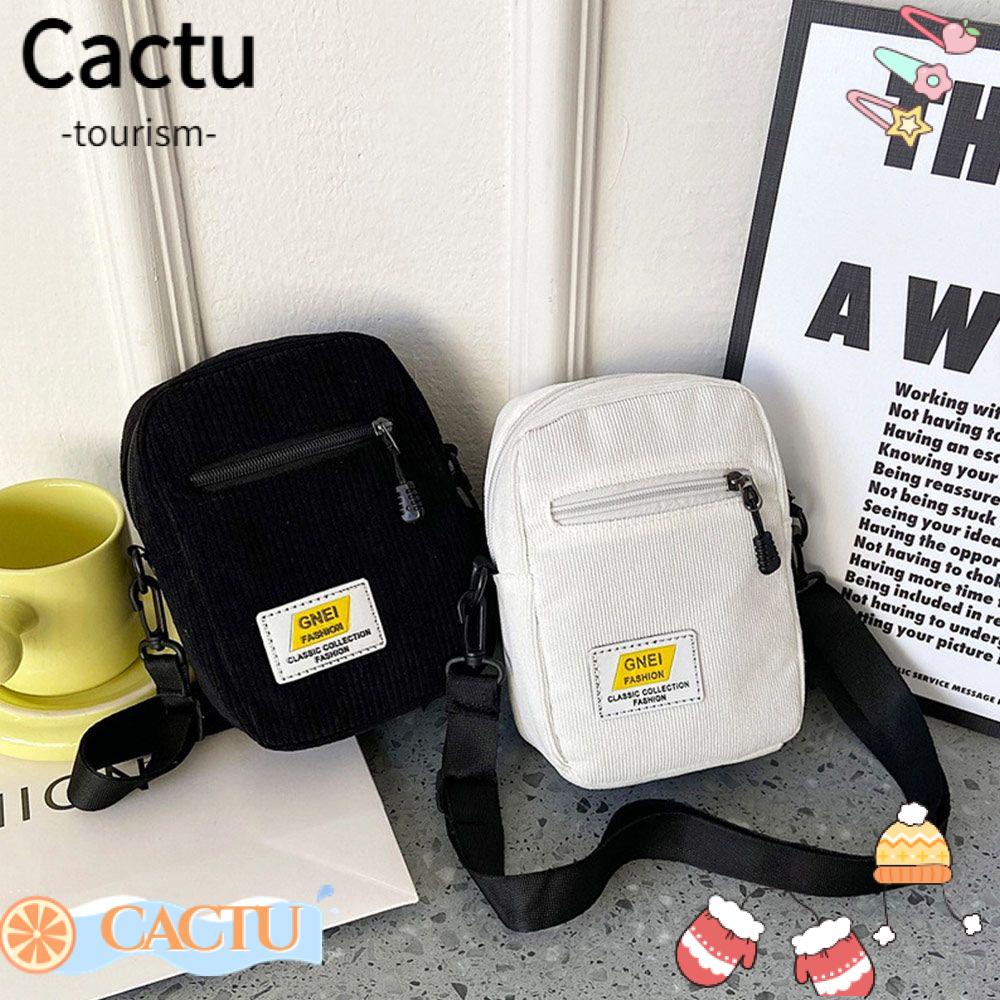 cactu-กระเป๋าสะพายไหล่-กระเป๋าถือ-หลายชั้น-มีซิป-สําหรับผู้หญิง