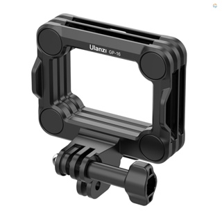 {Fsth} Ulanzi GP-16 3-in-1 Sports Camera Magnetic Quick Release Bracket Action Camera Mount Replacement for  10/9/8