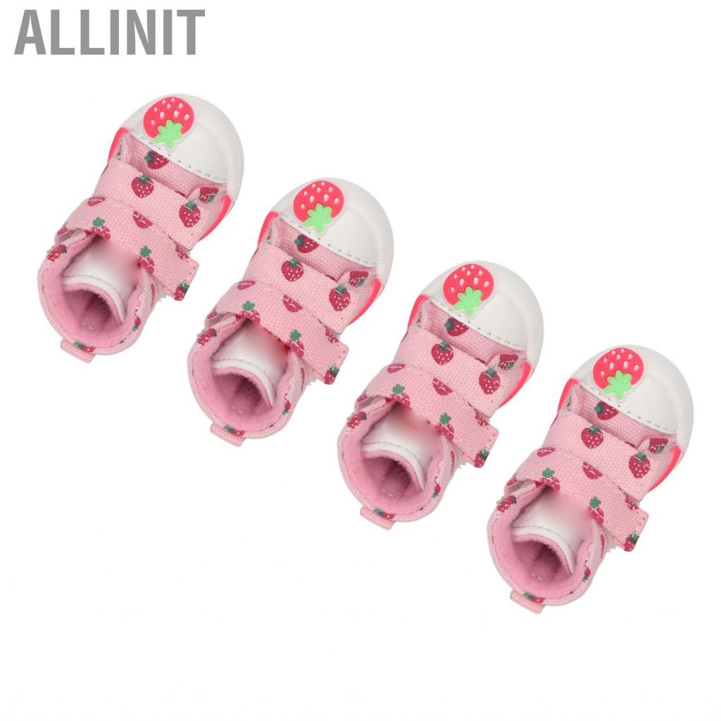 allinit-dogs-costumes-dog-shoes-slip-resistant-breathable-canvas-cute-strawberry-boots-for-small-dogs-teddy-bichon-pomeranian