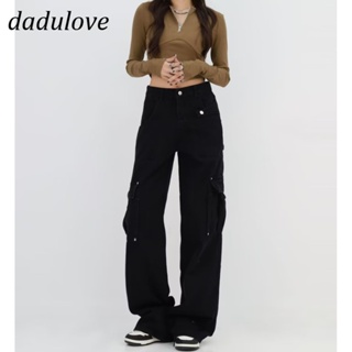 DaDulove💕 New American Ins High Street Retro Casual Pants Niche High Waist Loose Wide Leg Pants Large Size Trousers