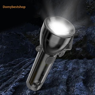 [Domybestshop.th] พวงกุญแจไฟฉาย LED IPX4 กันน้ํา พร้อมนกหวีด และเข็มขัดนิรภัย สําหรับตกปลาฉุกเฉิน