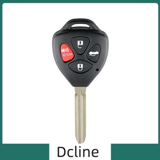 [Dcline.th] เคสกุญแจรีโมตรถยนต์ 4 ปุ่ม สําหรับ Toyota Camry Camry