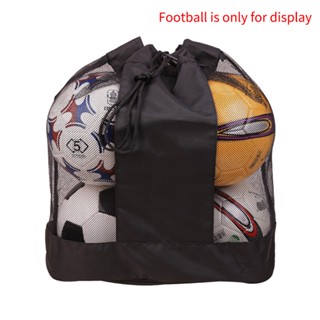 Drawstring Basketball Large Capacity Sports Equipment Adjustable Strap Volleyball Single Shoulder Mesh Ball Bag