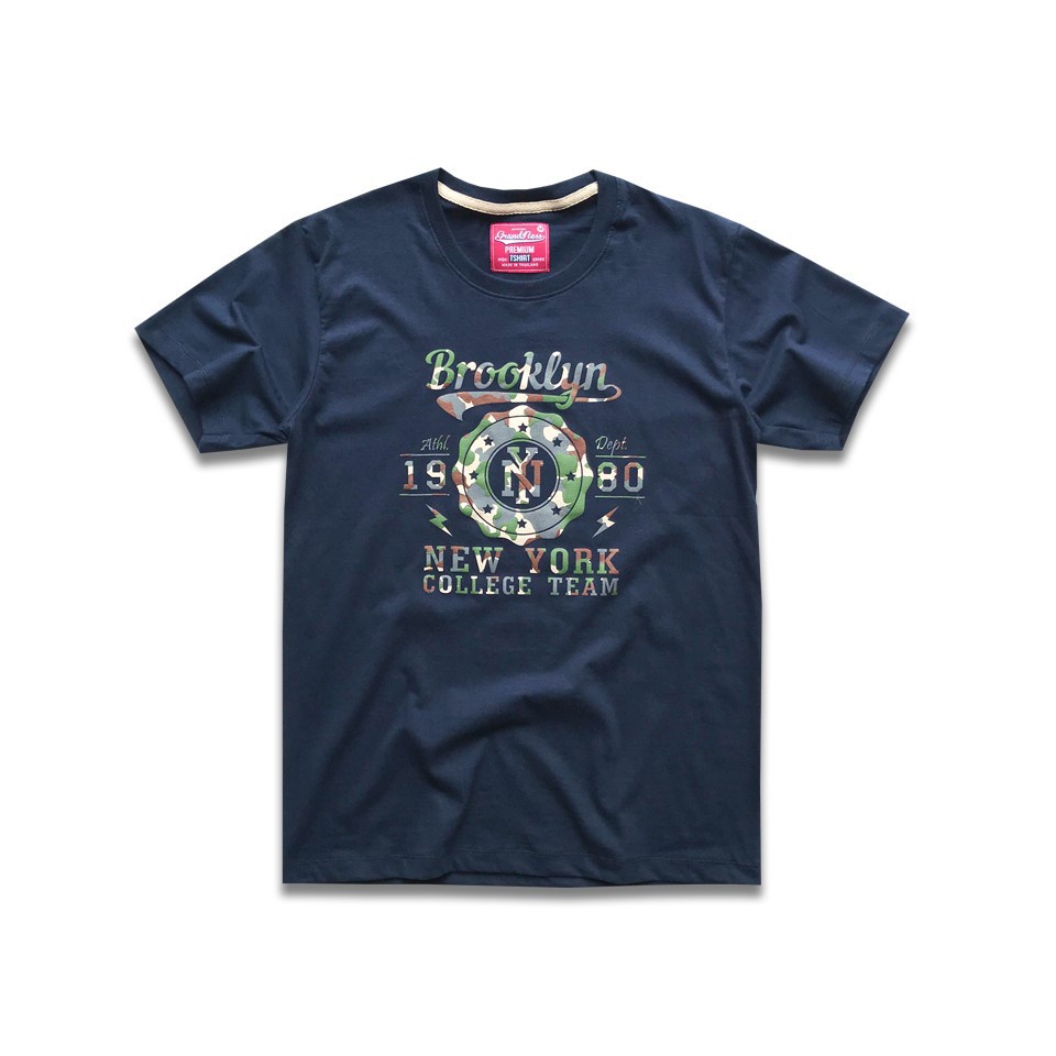 เสื้อเลือกตั้ง-grandness-เสื้อยืดลายกราฟิก-รุ่น-gn151-สีกรม