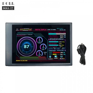 ⭐NEW ⭐3.5in IPS USB Mini Screen Pc Temp Monitor CPU RA M HDD Data Temperature Display