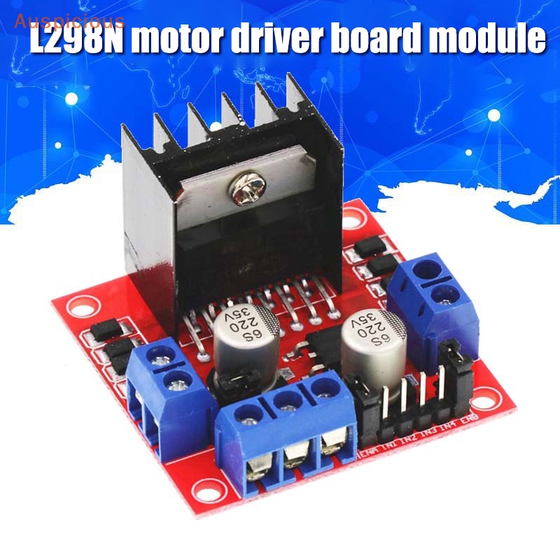มงคล-l298n-บอร์ดโมดูลควบคุมไดรเวอร์มอเตอร์-l298-สําหรับหุ่นยนต์บังคับ-arduino-dual-h-bridge-dc-stepper