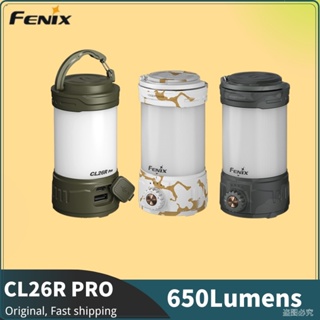Fenix CL26R Pro โคมไฟตั้งแคมป์ กันน้ํา แบบพกพา ชาร์จได้ อเนกประสงค์ 650 Lumens พร้อมแบตเตอรี่ 5000mAh