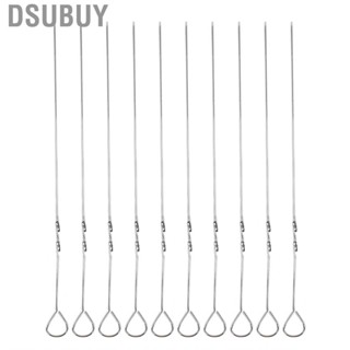 Dsubuy 10pcs Stainless Steel Kebab Sticks For Meat Vegetable Grilling