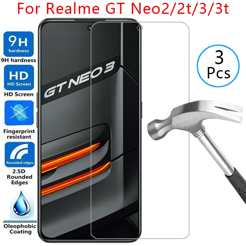 เคสกระจกนิรภัย สําหรับ realme gt neo 2 2t 3 3t gtneo neo2 neo2t neo3 ...