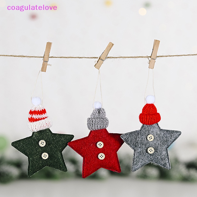 coagulatelove-จี้รูปดาวห้าแฉก-สีแดง-สําหรับแขวนตกแต่งต้นคริสต์มาส-ปีใหม่-ปาร์ตี้-diy-ขายดี