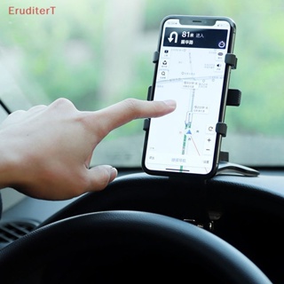 [EruditerT] แดชบอร์ดรถยนต์ ที่วางโทรศัพท์ ปรับได้ หมุนได้ สําหรับ IPhone Samsung Xiaomi Redmi Huawei Honor OPPO ที่วางโทรศัพท์ในรถ [ใหม่]