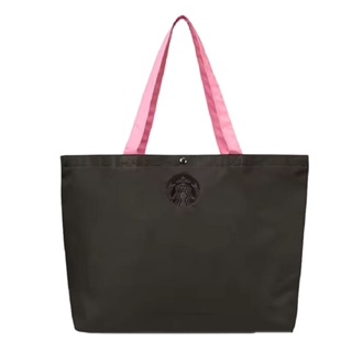 Starbucks กระเป๋าสะพายไหล่ ผ้าไนล่อน ปักลาย Blackpink【KK0904】