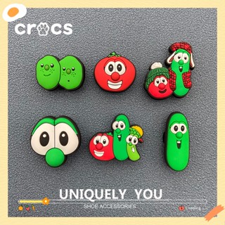 Crocs jibbitz รองเท้าแตะ Crocs ลายการ์ตูนดอกไม้น่ารัก สไตล์เกาหลี