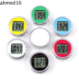 Ahmed นาฬิกาอิเล็กทรอนิกส์ ABS ขนาดเล็ก กันน้ํา เสียงเงียบ อุปกรณ์เสริม สําหรับรถจักรยานยนต์