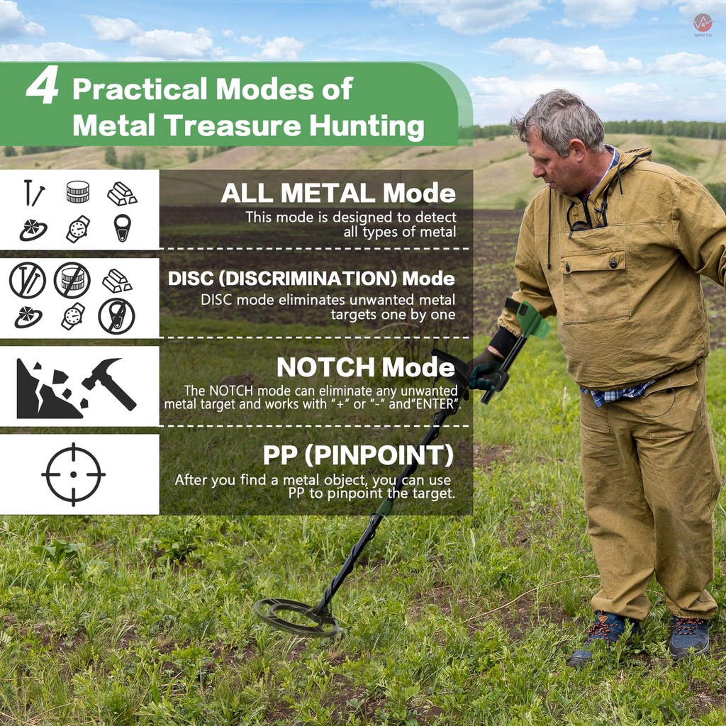 lepmerk-metal-detector-with-higher-accuracy-lcd-display-adjustable-stem-10-search-coil-coin-amp-treasure-hunter-green