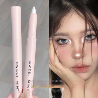 อายแชโดว์ ดินสอเขียนขอบตา และจมูก เนื้อแมตต์ ประกายมุก หมุนได้ กันน้ํา