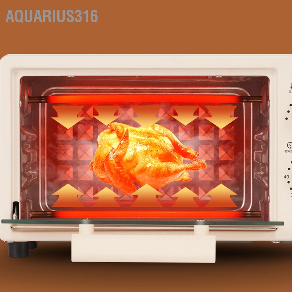 aquarius316-เตาอบอบ-2-ความจุแร็คมัลติฟังก์ชั่-12l-สีเบจควบคุมอัจฉริยะความร้อนที่มีประสิทธิภาพสูงเตาอบเครื่องปิ้งขนมปังขนาดเล็กสำหรับบ้านครัว