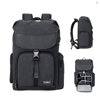 {Fsth} Cwatcun M8 Photography Camera Bag Camera Backpack Waterproof Compatible with Canon///Digital SLR Camera Body/Lens/Tripod/14in Laptop/Water Bottle