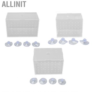 Allinit Wall Hanging  Tank Fish Breeder Box High Transparency Acrylic Hatchery Incubator with Suction Cups for Baby