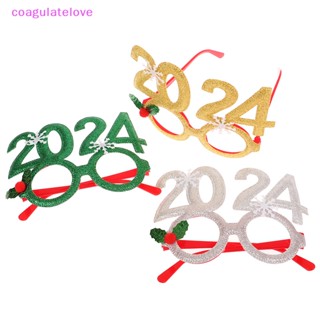 Coagulatelove 2024 กรอบแว่นตา ลายคริสต์มาสน่ารัก พร็อพถ่ายรูป สําหรับผู้ใหญ่ เด็ก [ขายดี]