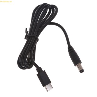 Doublebuy สายชาร์จ Type-C USB C เป็น DC5521 5 5X2 1 มม. 9V 12V 15V 20V สําหรับเราเตอร์ แล็ปท็อป กล้อง S