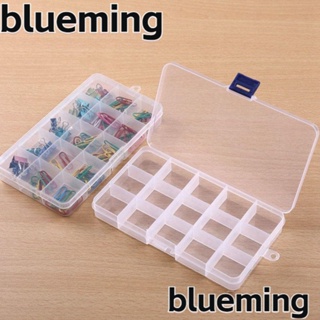 Blueming2 กล่องพลาสติกใส ทรงสี่เหลี่ยม 5 ขนาด สําหรับใส่เครื่องประดับ ลูกปัด