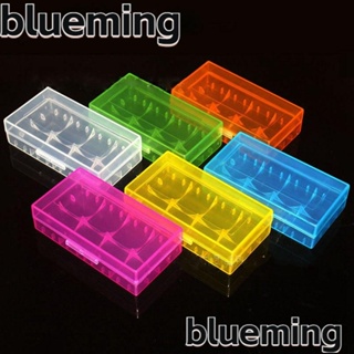Blueming2 กล่องแบตเตอรี่ 18650 พลาสติก แบบพกพา 4 AA AA กันลื่น ชาร์จซ้ําได้ 18350 1/2 ชิ้น
